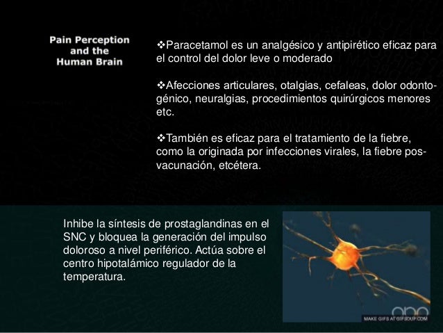 acetaminofen farmacologia